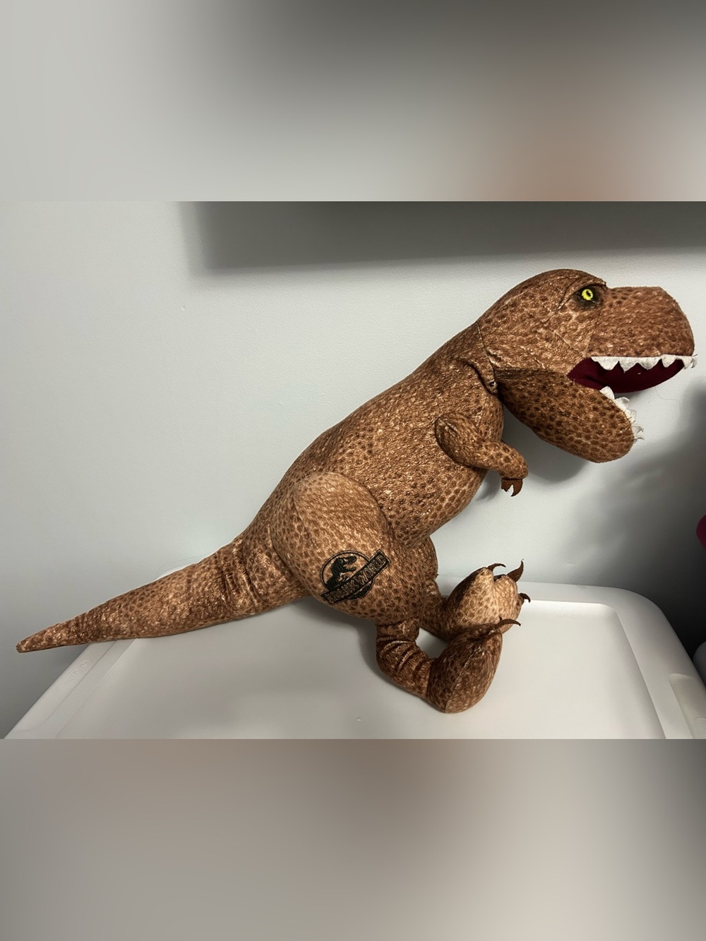 Jurassic World T-Rex Plush Dinosaur Toy - Brown